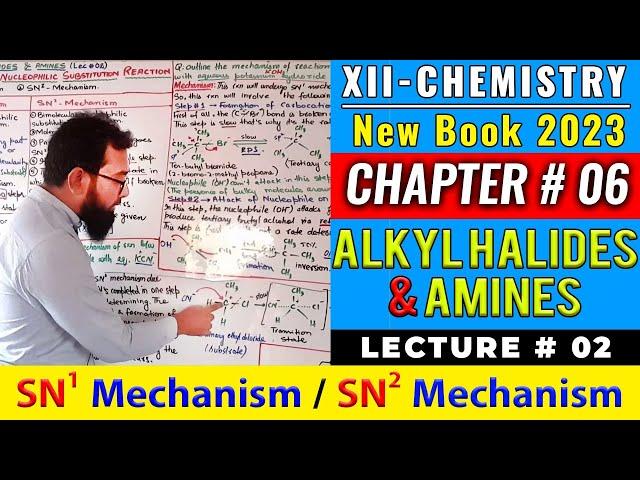 CH#6 Alkyl Halides & Amines | Lec#2 | XII-Chem-2023