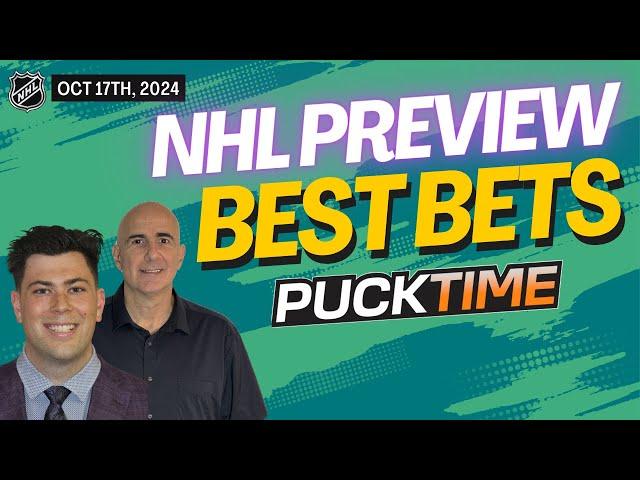 NHL Picks and Predictions Today | Canucks vs Panthers | Rangers vs Red Wings | PuckTime Oct 17