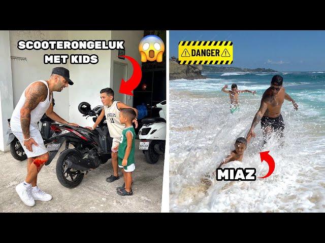 SCOOTER ONGELUK OP BALI & HEFTIGE STROMING IN ZEE  | #1014