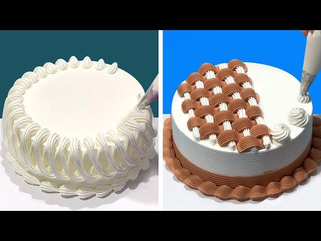 Top 10 Beautiful Cake Decorating Tutorials | Most Satisfying Chocolate Cake Decorating Ideas