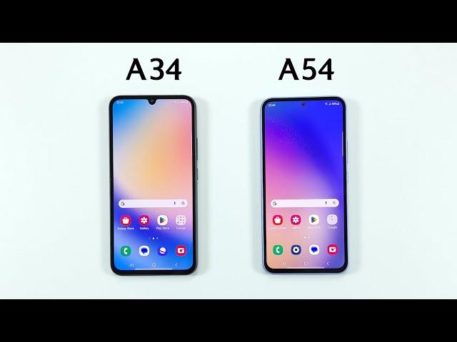 Samsung A34 vs Samsung A54 | Speed Test