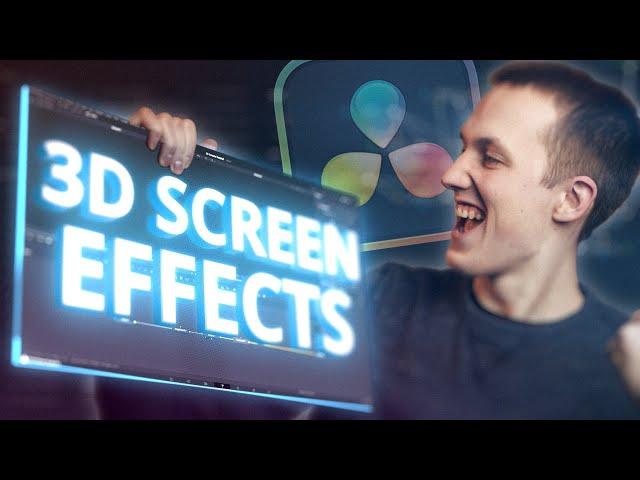 The Ultimate 3D Screen Effect in DaVinci Resolve!