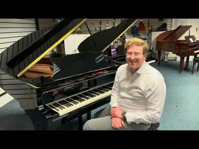 Second Hand Kawai RX-2 Grand Piano Polished Ebony - Demonstration With James From Rimmers Music