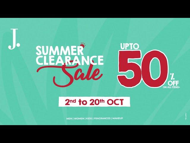 J. Summer Clearance Sale