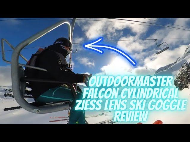 Gear Review, Outdoormaster Falcon Cylindrical Ziess Lens Ski Goggles #outdoormaster#