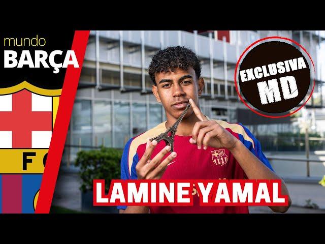 ENTREVISTA EXCLUSIVA con LAMINE YAMAL : "Ojalá sea una LEYENDA del BARÇA " | FC Barcelona - La Masia