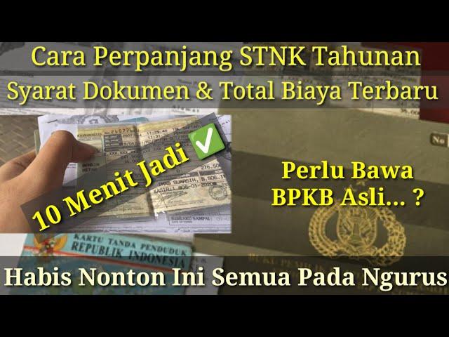 Cara Urus Perpanjang STNK di Samsat, Info Persyaratan & Biaya Terbaru Urus Sendiri Murah & Cepat lho