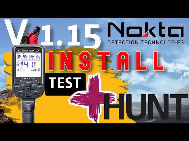 BEAST MODE VERSION 1.15 NOKTA LEGEND - How To Install, Test And Hunt | Nokta Metal Detectors