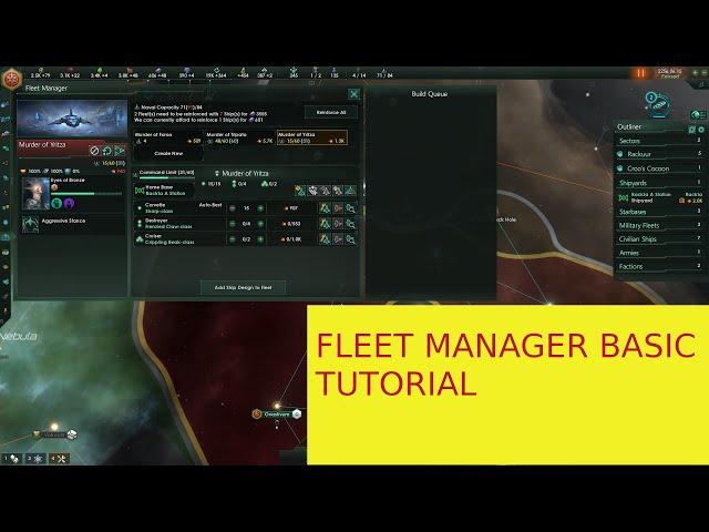 Stellaris Fleet Manager Basic Tutorial