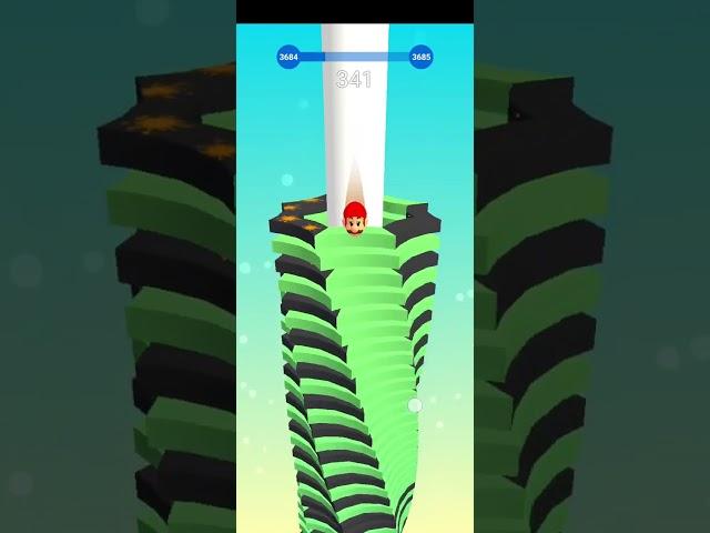 Stack Balls 3D Gameplay Level:- 3684 | Stack Ball Score #shortsvideo #shorts  #shortsfeed