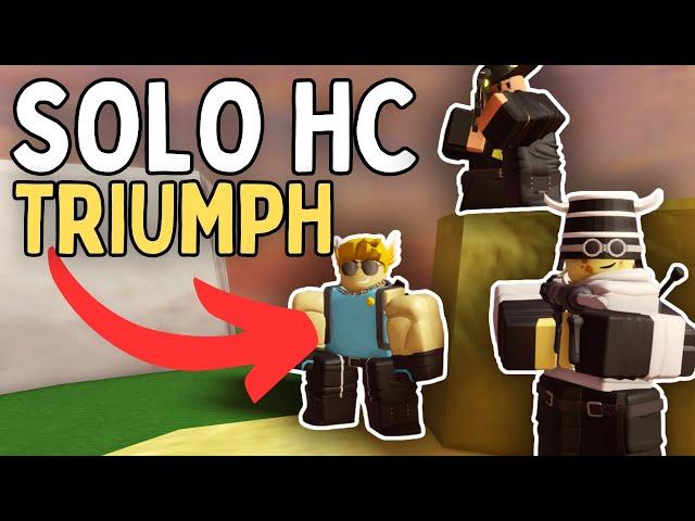 SOLO HARDCORE TRIUMPH WITH ALL 3 PLATTER BROS!!! | @5ouIs, @CrazRex, @DanksPlatter | Roblox TDS