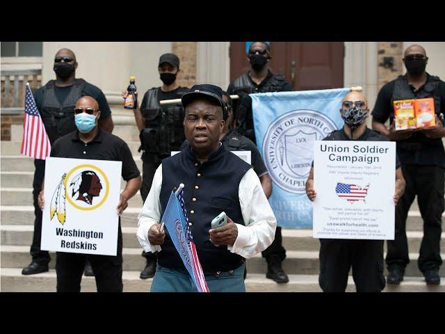 Protesters say UNC should leave behind the name 'Tar Heel' and its Confederate roots