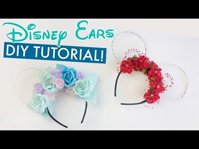 DIY Floral Disney Ears Tutorial | BalsaCircle.com