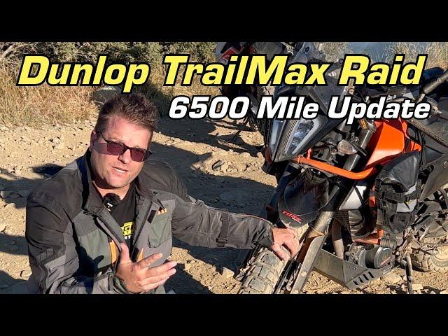 Dunlop TrailMax Raid 6500 Mile Review Update