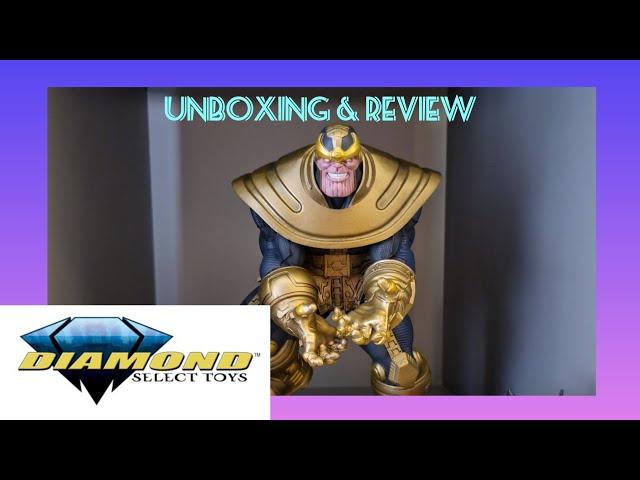 Diamond select Marvel Thanos statue (Comic gallery) Unboxing & review!