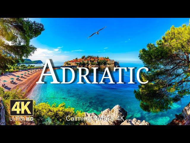 12 HOURS DRONE FILM: ADRIATIC 4K + Scenic Relaxation Film + Inspiring Cinematic Music