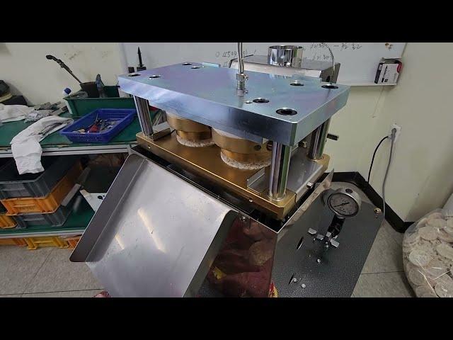 Puffed rice cake machine SYP8502 tested by raw rice _ Shinyoung Mechanics Korea