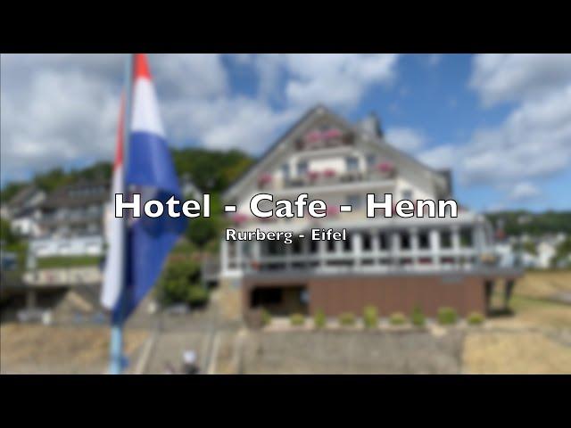 Rurberg Simmerath Eifel - Hotel Cafe Henn mit dem Schiff  nach  Schwammenauel Rursee Ausflug Urlaub