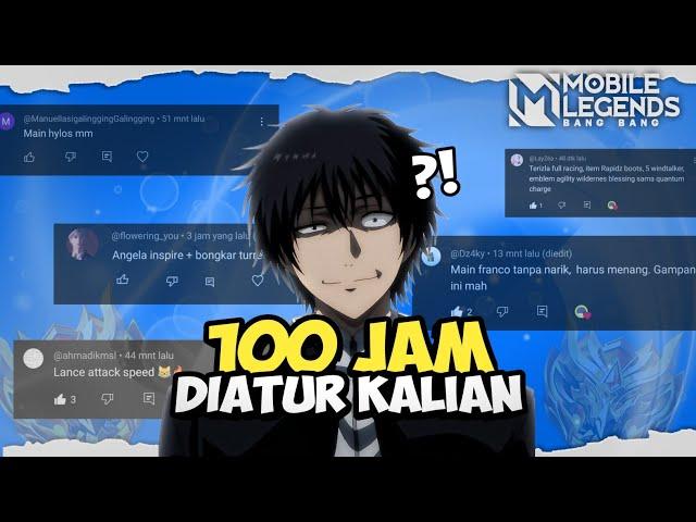 100 Jam Namatin Mobile Legends tapi Diatur Kalian