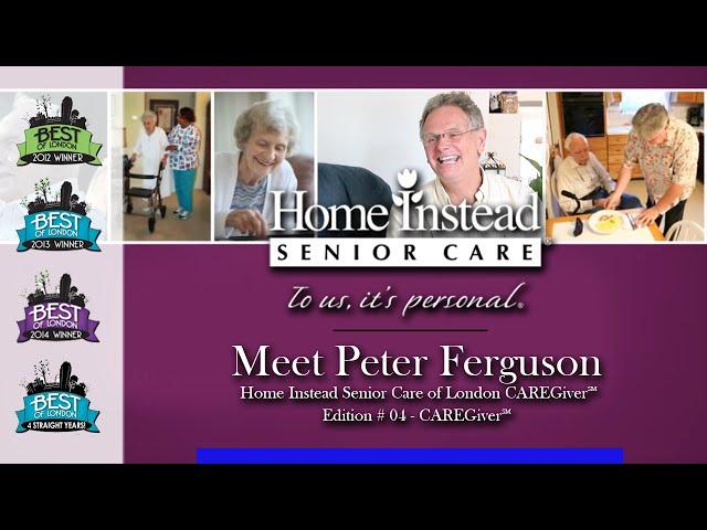 Meet a Home Instead Senior Care CAREGiver – Peter