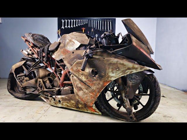 KTM RC 200 Restoration | Restored KTM Sport Motorcycle | Old Bike Restored KTM rc200