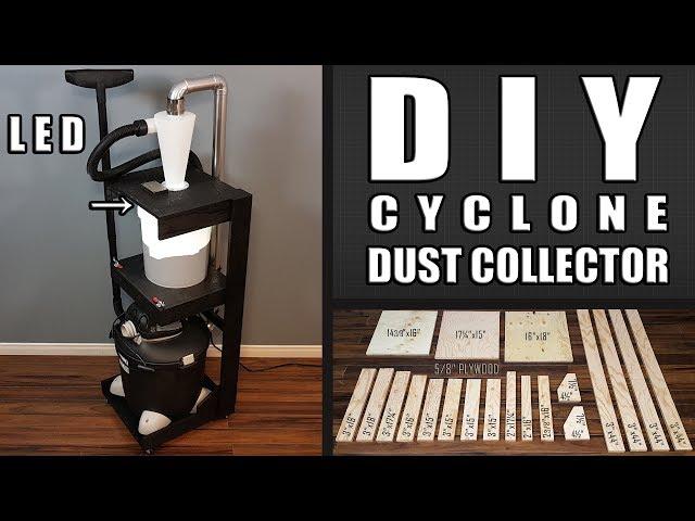 How to make a DIY Cyclone Dust Collector / Complete tutorial