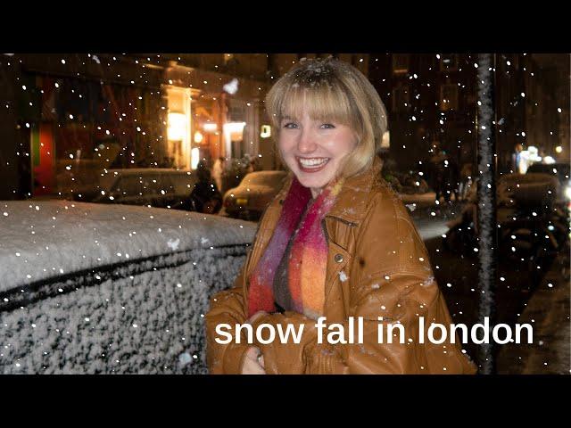 snow in london + let’s chat | MA study abroad series