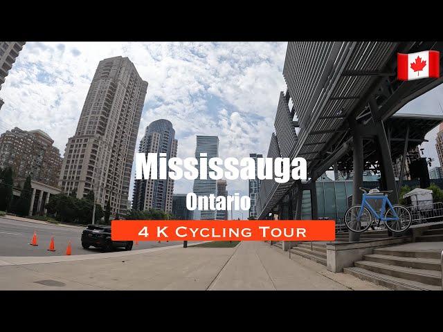 [4K] Mississagua Burnhamthorpe Road - Cycling tour | #186