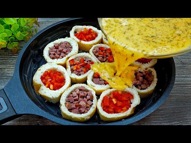Do you have bread and eggs at home?  Top recipe! So easy and delicious!