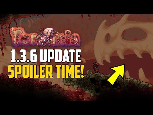 Terraria 1.3.6 SPOILER TIME! | Crimson Update! | PC TERRARIA NEWS