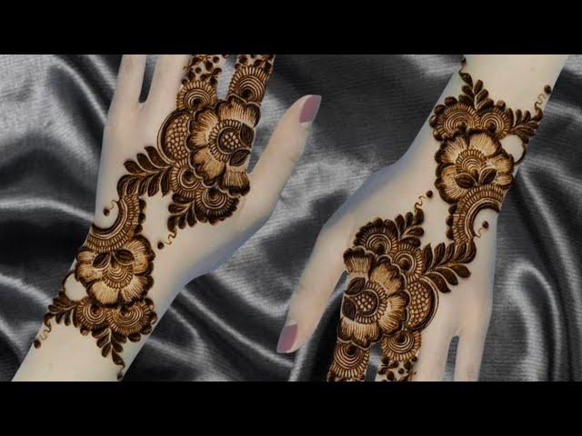 2025 New Stylish Floral Mehndi Designs for back ll Easy latest mehndi designs ll mehndi ka design