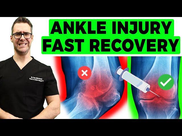 BEST Broken Ankle Fracture & Sprained Ankle Recovery TIPS [Top 25]