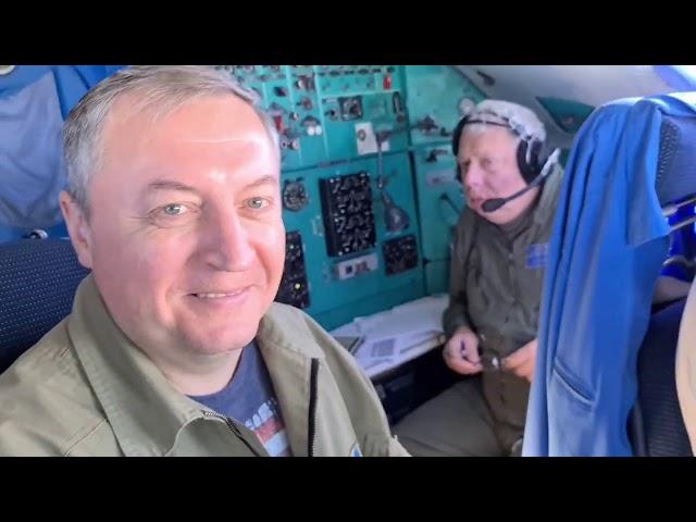 Ан-22 АНТЕЙ снова в небе. Уникальное видео из кабины и рассказ о самолете. Рейс Баку - Киев