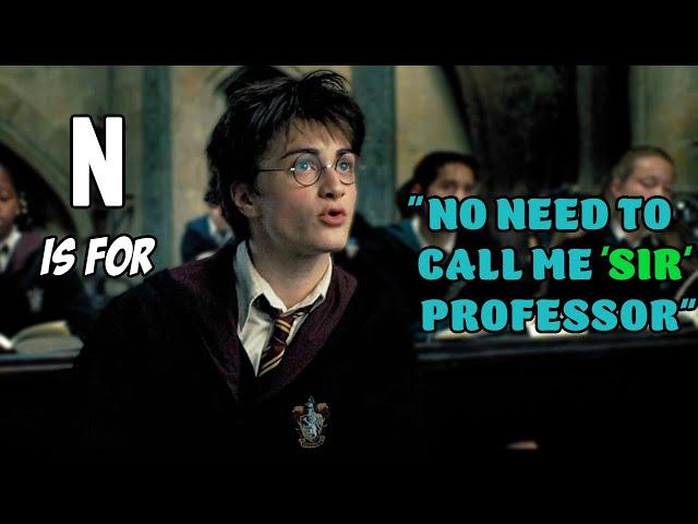 learn the alphabet with harry james potter