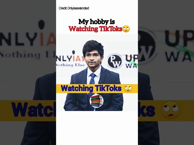 Watching TikToks / Upsc interview /IntensemotivationAM