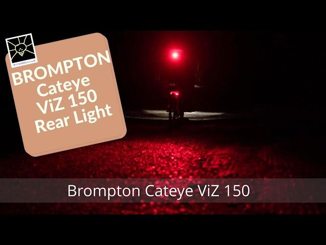 Brompton Cateye VIZ150 light