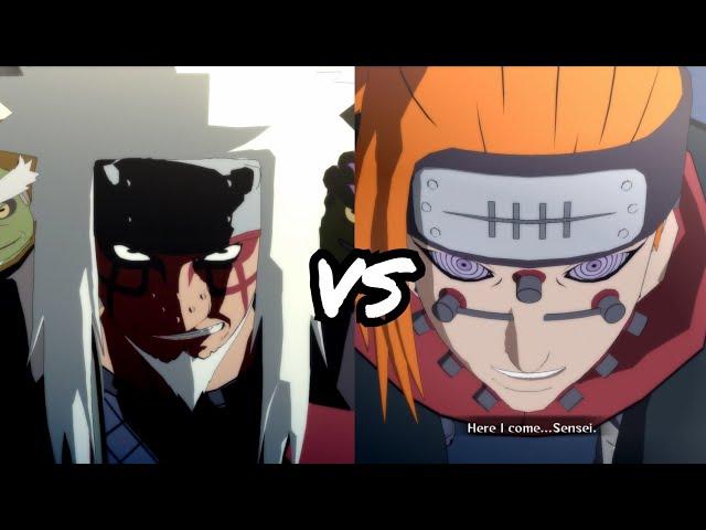 Jiraiya VS Pain Fight -Naruto Shippuden Ultimate Ninja Storm 2 [Storm Trilogy PS4]