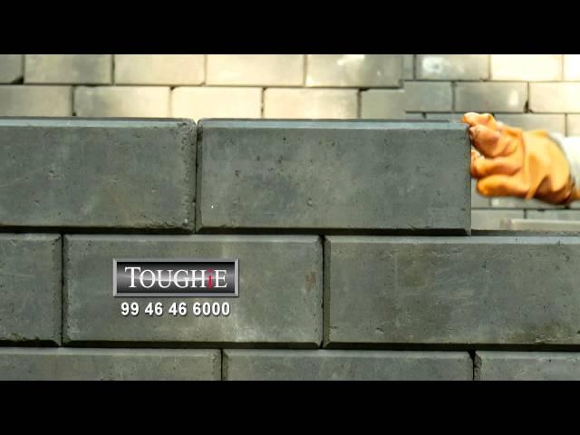 concrete locking brick laying/toughie bricks