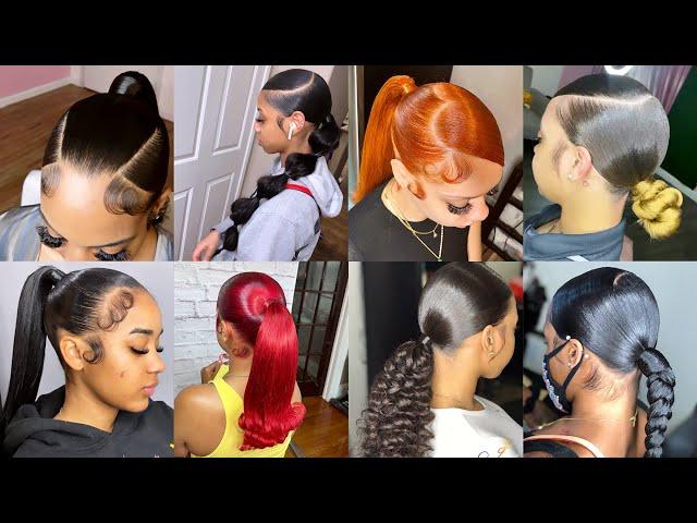 Ponytail Hairstyles For Black Women | Quick Hairstyles For Black Women 2023 | Cute