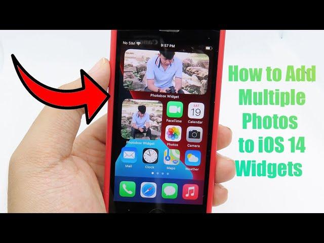 iOS 14 Home Screen Setup - How to Add Multiple Photo to iOS 14 Widgets