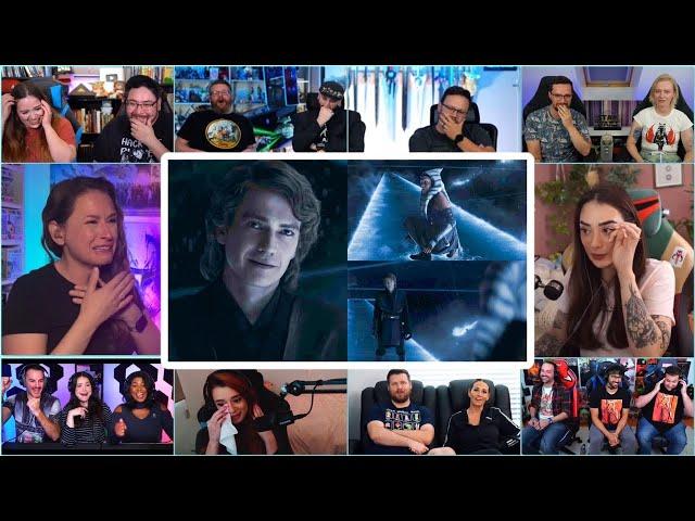 Youtubers Emotionally React To Anakin’s End Scene Reveal | AHSOKA EP 4 Ending Scene Reaction Mashup