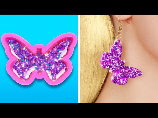 CUTE EPOXY RESIN AND 3D PEN JEWELRY || Fantastic DIY Ideas You Need To See! Cheap Jewelry by 123 GO!