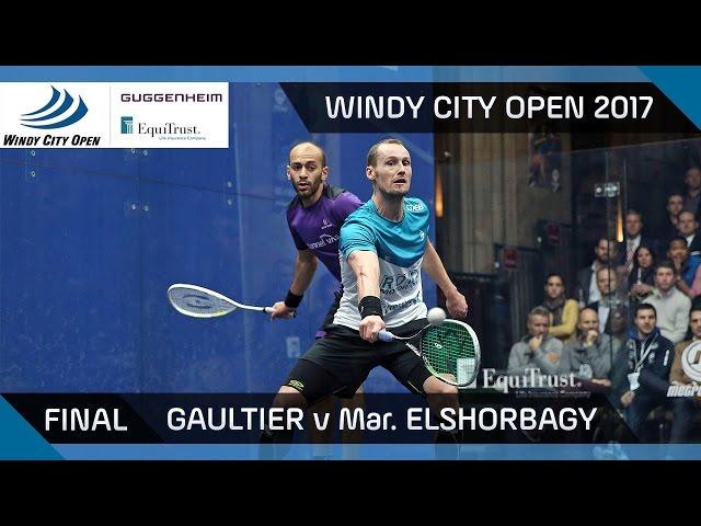 Squash: Gaultier v ElShorbagy - Windy City Open 2017 Final Highlights