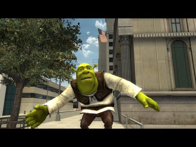 SHREK CAR CHASE IN THE CITY