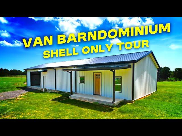 80x30 Shell Only Barndominium in Van Texas | Texas Best Construction