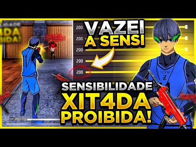 SAIU! a MELHOR SENSIBILIDADE para SUBIR CAPA no FREE FIRE na NOVA ATUALIZAÇÃO!  + DPI FF + BOTÃO