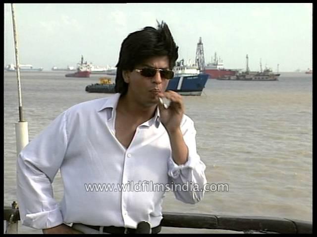 Shahrukh Khan smokes during interview, discards cigarette and matches in Arabian Sea