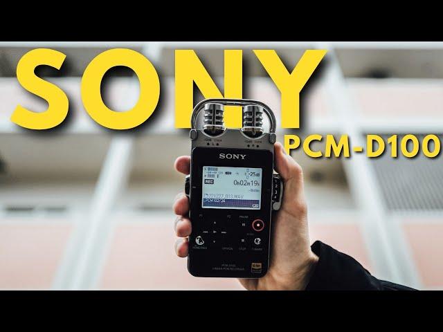 THE BEST FIELD RECORDER EVER! SONY PCM D 100! NOTHING CAN COMPARE!