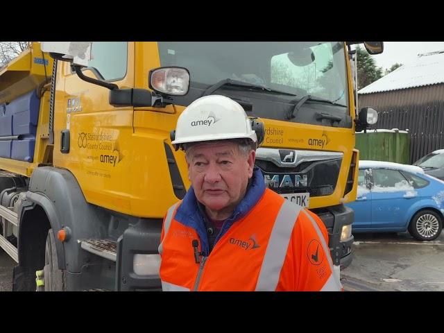 Gritters roll out across Staffordshire for winter