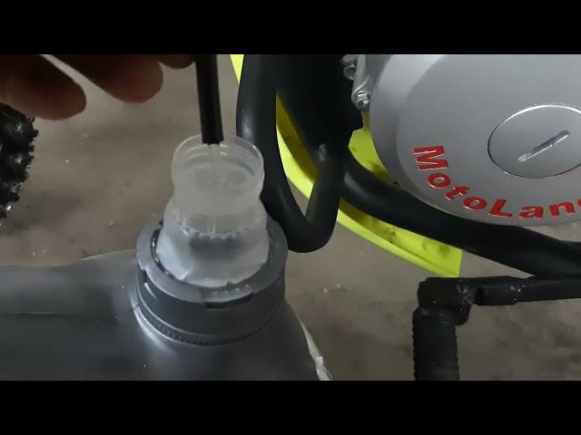 Как работает бензокран на китайском эндуро мотоцикле  MotoLand XR 250 Lait 2021